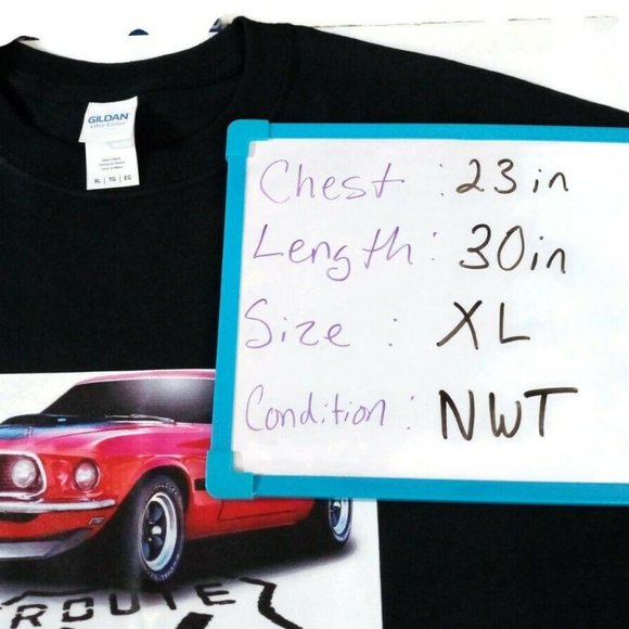 American Muscle Car Route 66 Tee Shirt Men's XL - Picture 2 of 7
